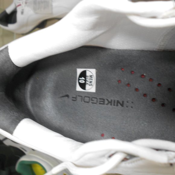 NEW NOS NIKE - Zoom Flywire 483327-100 TIGER WOODS TW Golf Shoes - White 10 Mens - Picture 15 of 16